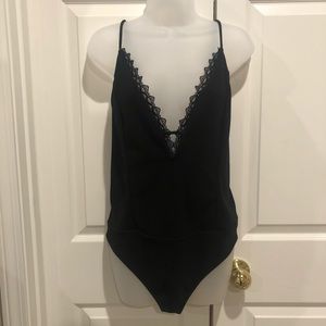Express Black Tank Top Bodysuit